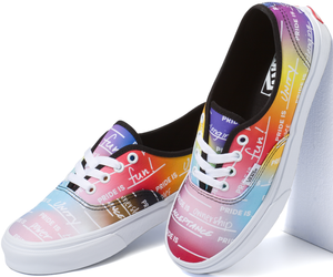 Vans Authentic Pride Rainbow/True White – Baggins Shoes