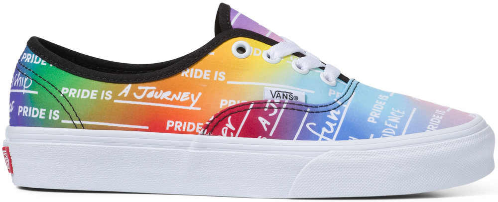 Vans Authentic Pride Rainbow/True White