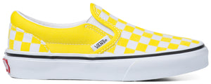 
            
                Load image into Gallery viewer, Vans Kids Classic Slip-On Checkerboard Blazing Yellow/True White
            
        