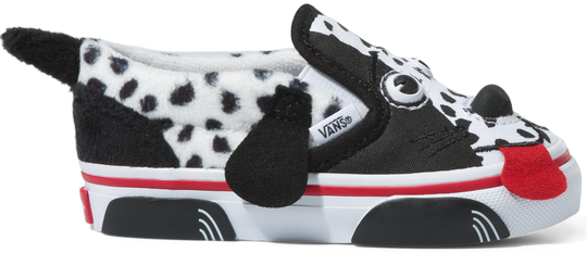 Vans Youth Dog Slip Dalmation Black/White