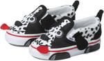 Vans Toddler Dog Slip Dalmation Black/White