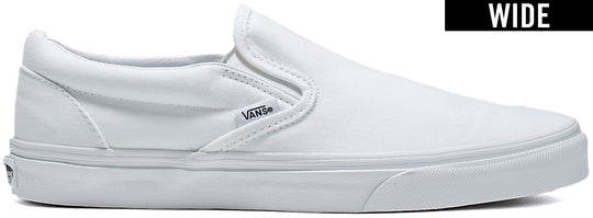 Vans Classic Slip-On Wide White