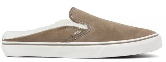 Vans Classic Slip-On Mule (Cozy) Walnut/ Marshmallow Sherpa