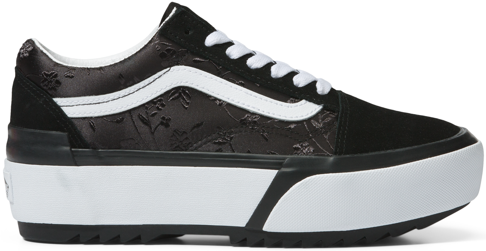 Vans floral discount era noir