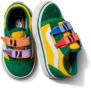 Vans Toddler Old Skool V Crayola Crayons Out of the Box