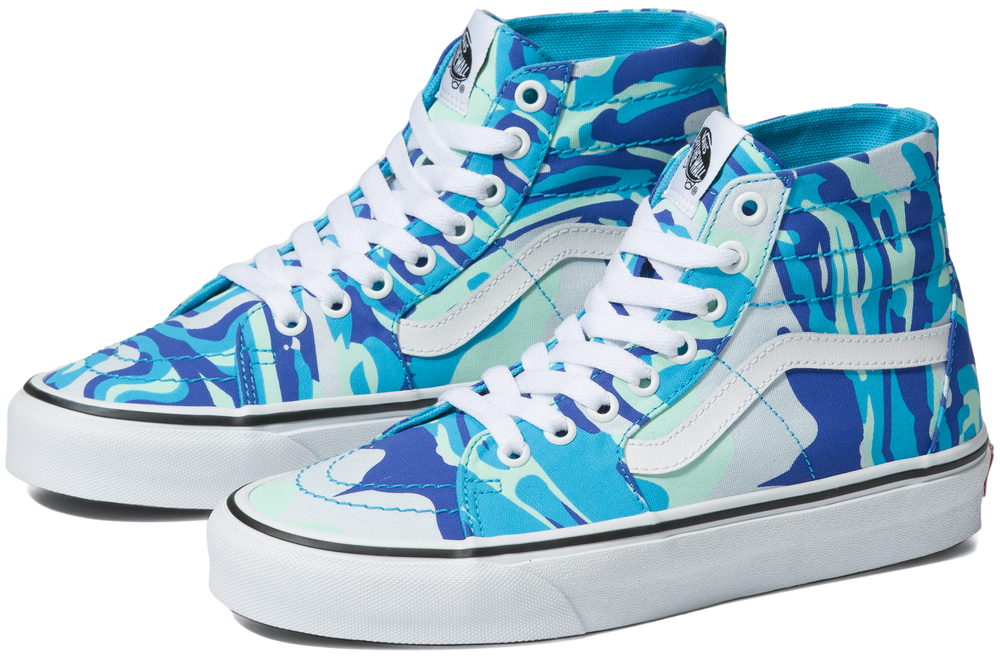 
            
                Load image into Gallery viewer, Vans Sk8-Hi Tapered Bright Vibrations Blue/True White
            
        