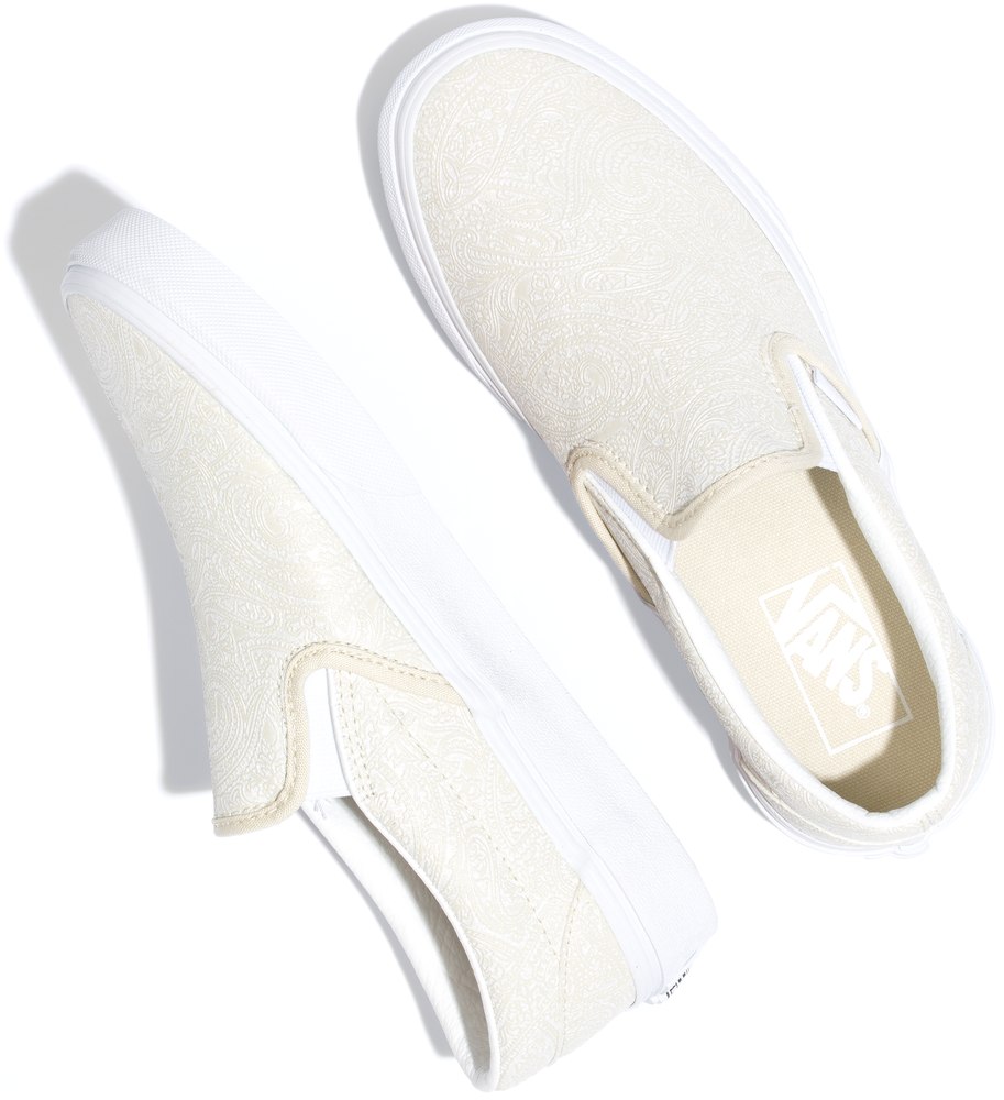 
            
                Load image into Gallery viewer, Vans Classic Slip-On Princess Paisley Bone White
            
        