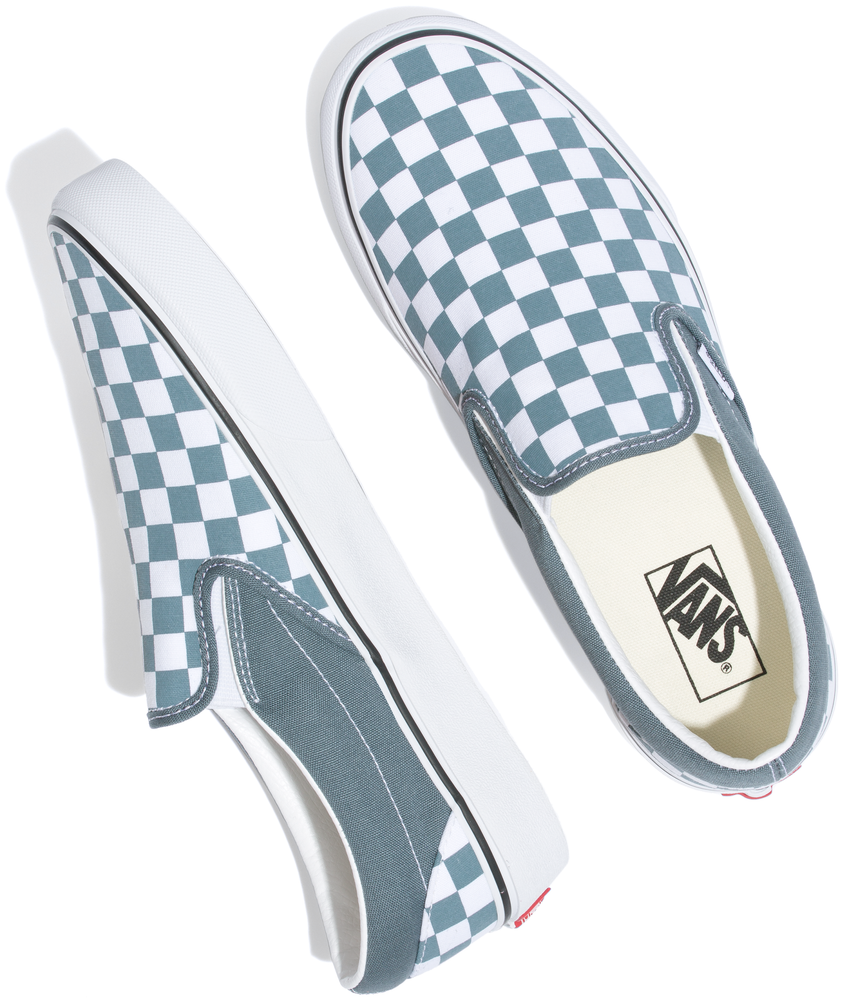 Vans Classic Slip-On Checkerboard Stormy Weather