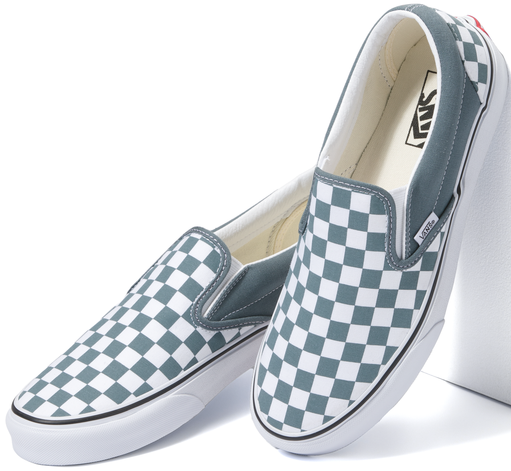 Vans Classic Slip-On Checkerboard Stormy Weather