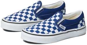 Vans Kids Classic Slip-On Checkerboard Blueprint