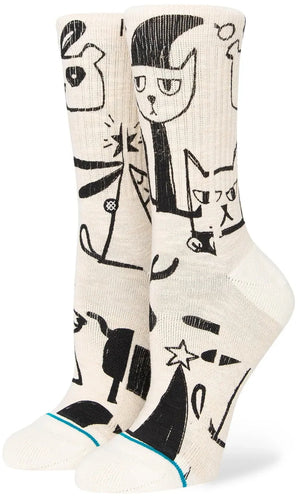 
            
                Load image into Gallery viewer, Stance Socks Womens Christmas Bazaar Off White
            
        