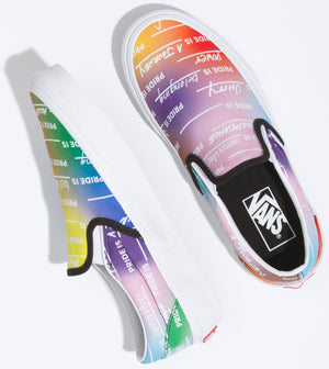 
            
                Load image into Gallery viewer, Vans Classic Slip-On Pride Rainbow/True White
            
        