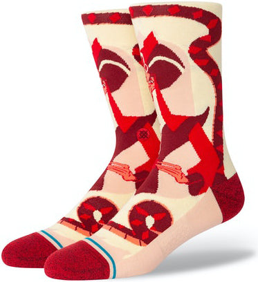 Stance Socks Unisex Disney Jafar Crew Tan