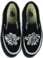 Baggins Original Classic Slip-On Ali Bruce Tiger Black