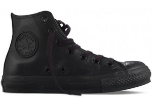 
            
                Load image into Gallery viewer, Converse Chuck Taylor All Star Hi Top Leather Black Monochrome
            
        
