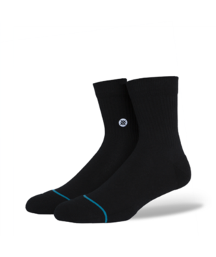 Stance Socks Unisex Icon Quarter Crew Black