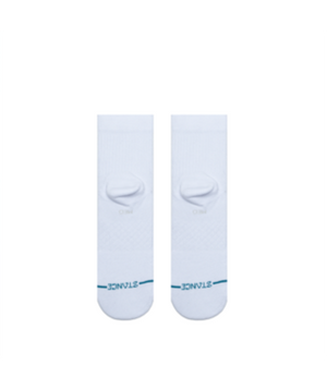 
            
                Load image into Gallery viewer, Stance Socks Unisex Icon Quarter Crew White
            
        