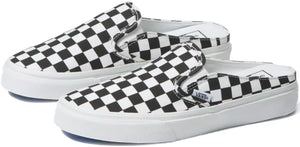 Vans Classic Slip-on Mule Checkerboard Black/True White