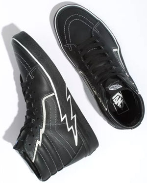 Vans Sk8-Hi Leather Bolt Black/Black