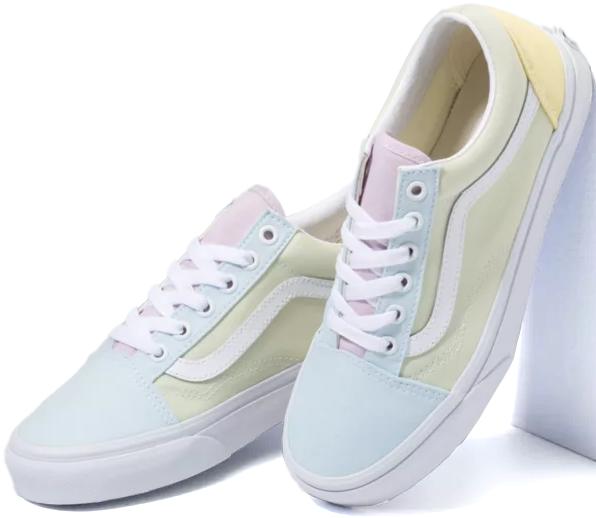 Pastel multi 2025 colored vans
