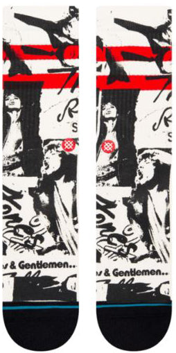 Stance Socks Unisex The Rolling Stones Ladies and Gentlemen Black