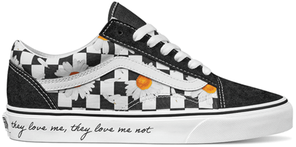 
            
                Load image into Gallery viewer, Vans Old Skool Love Me/Love Me Not Daisy/True White
            
        