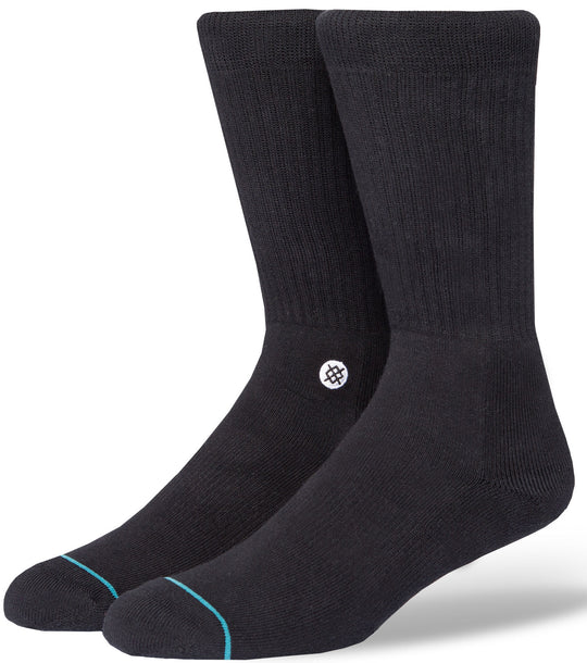 Stance Socks Mens Uncommon Icon Crew Black