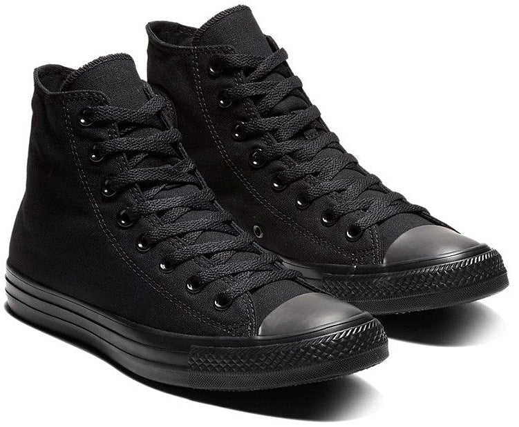 
            
                Load image into Gallery viewer, Converse Chuck Taylor All Star Hi Top Wide Width Monochrome Black
            
        