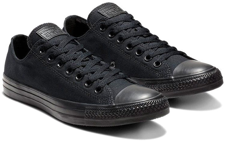 Black Monochrome Converse Low Tops Converse Chuck Taylor All Star