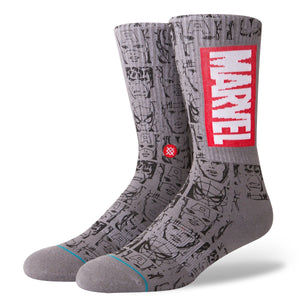 Stance Socks Unisex Marvel Icons Grey
