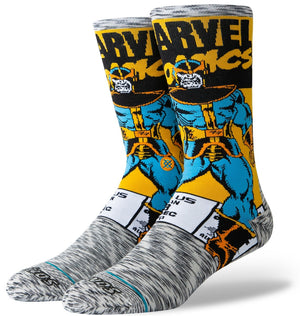 Stance Socks Mens Disney Marvel Thanos Grey