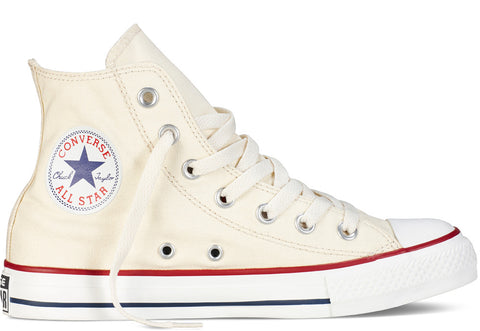 Converse Chuck Taylor All Star Hi Top Unbleached White Baggins Shoes