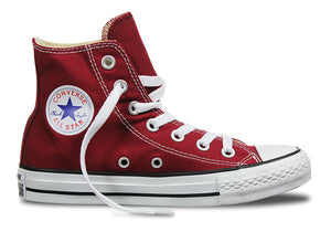 
            
                Load image into Gallery viewer, Converse Chuck Taylor All Star Hi Top Maroon
            
        