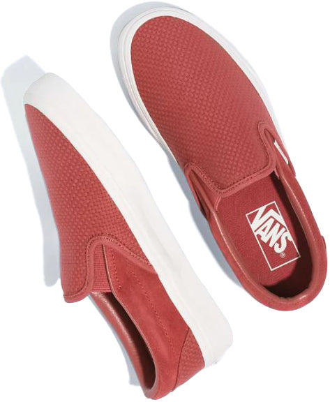 
            
                Load image into Gallery viewer, Vans Classic Slip On Woven Check Marsala Red
            
        
