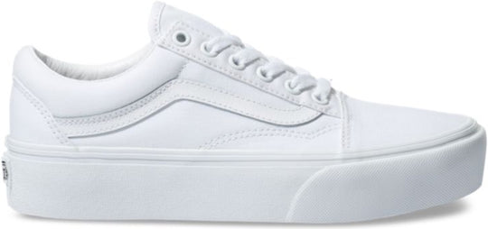 Vans Old Skool Platform Monochrome White