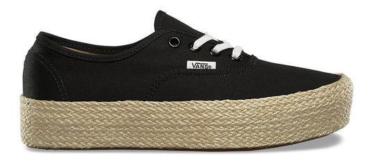 Vans Authentic Platform Espadrille Black