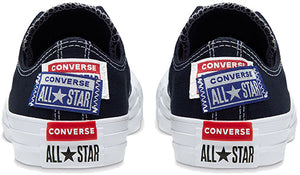 
            
                Load image into Gallery viewer, Converse Chuck Taylor All Star Low Top Black/Rush Blue/University Red
            
        