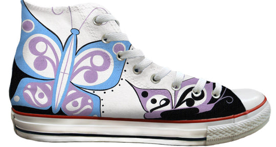 Baggins Original Hi Top The Art of Francis Dick Butterfly