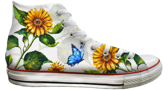 Baggins Original Hi Top Lori Diamond Sunflower