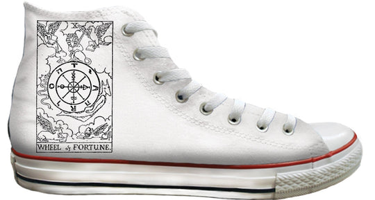Baggins Original Hi Top Wheel of Fortune Tarot Card
