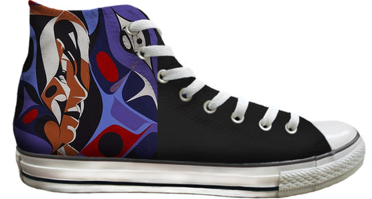 Baggins Original Hi Top The Art of Francis Dick Red