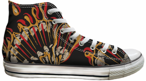 
            
                Load image into Gallery viewer, Baggins Original Hi Top Textiles Fan to Flame
            
        
