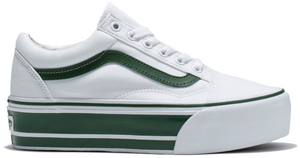 Vans Old Skool Stackform Green/True White