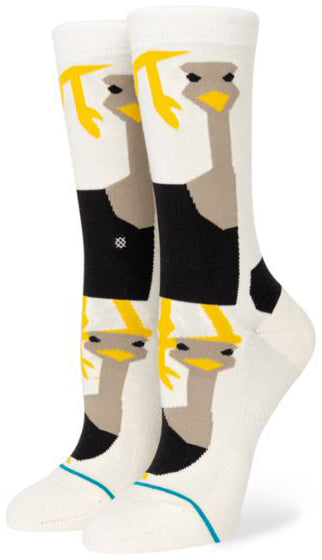 Stance Socks Womens Pepper the Ostrich Off White