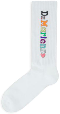 
            
                Load image into Gallery viewer, Dr Martens Socks Vertical Pride White
            
        