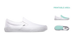 Customizable Slip-On - White