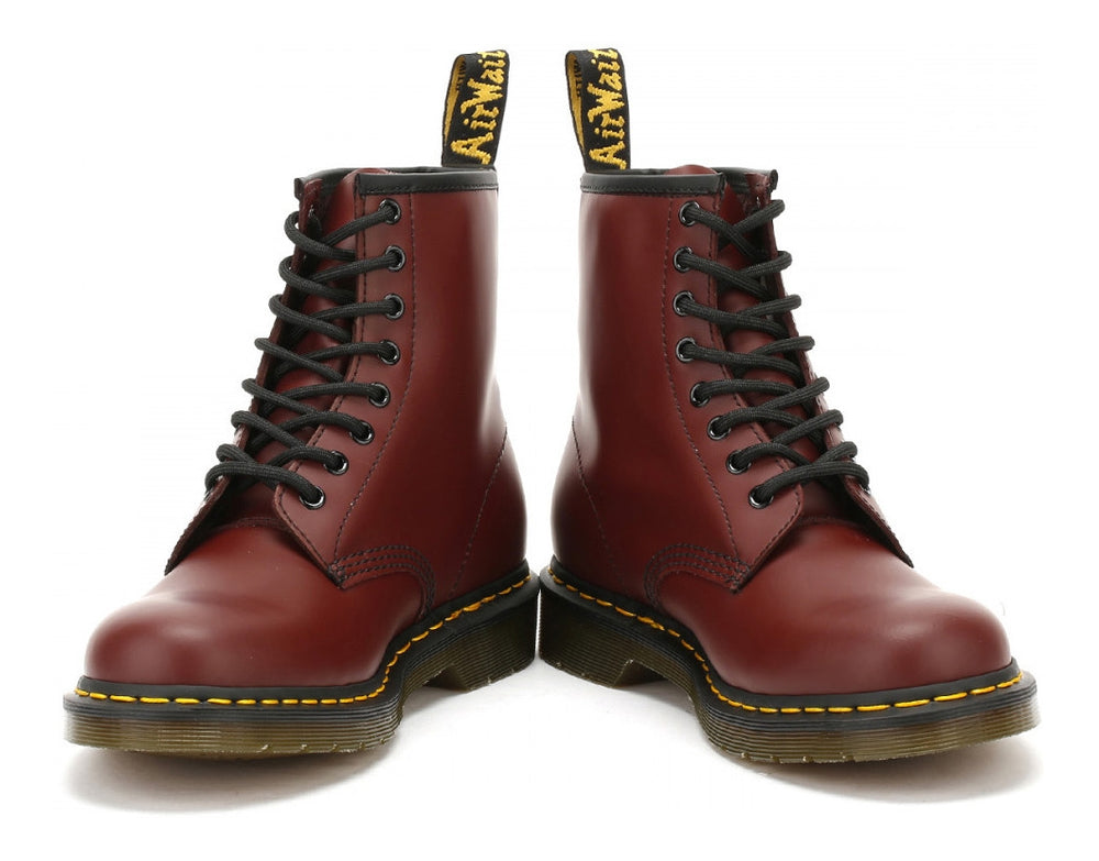 
            
                Load image into Gallery viewer, Dr. Martens 1460 Smooth Leather Hi Top Cherry Red
            
        