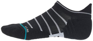 
            
                Load image into Gallery viewer, Stance Socks Womens Performance Strides Stripe Black
            
        