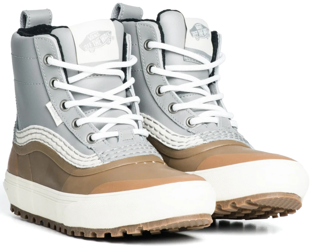 Grey mid top vans shop