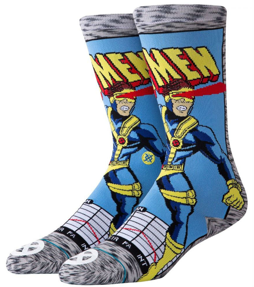 
            
                Load image into Gallery viewer, Stance Socks Unisex Marvel Cyclops Comic Crew Grey
            
        